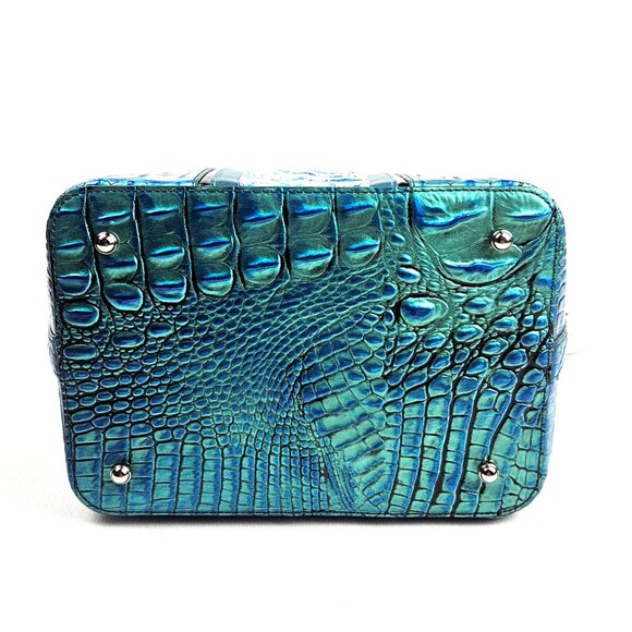 BRAHMIN Shira Peacock Shimmer Bucket Bag - Picture 5 of 12